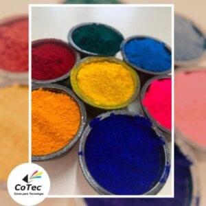 Pigmentos utilizados nas formulações das tintas CoTec livres de metais pesados